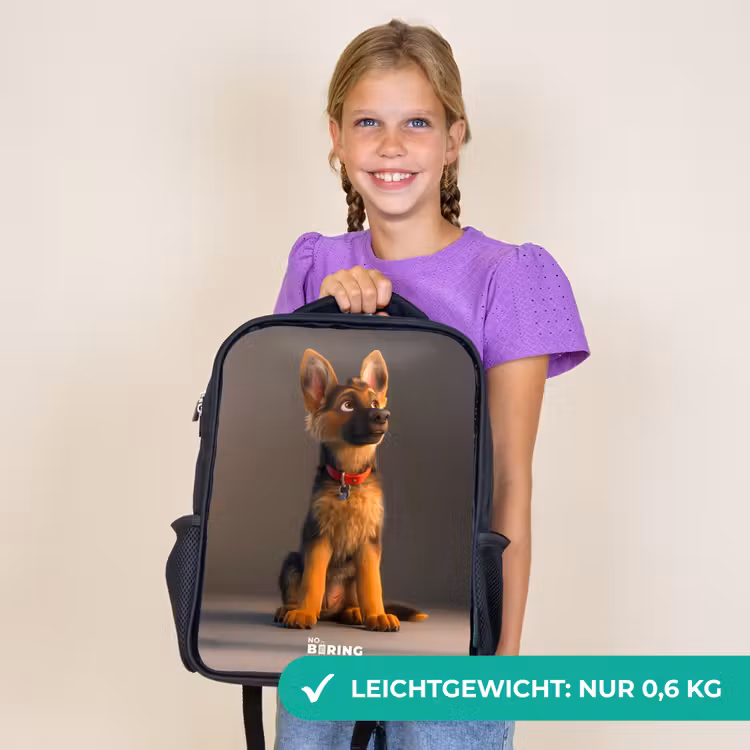 Kinderrucksack - Schwarz - Versteckter Schafhirte — 7