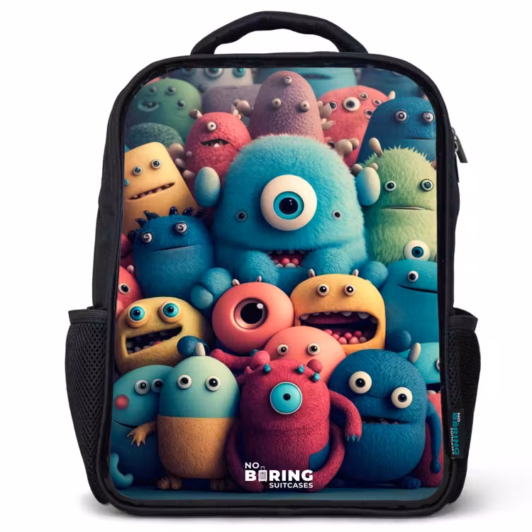 Kinderrucksack - Schwarz - Weiche und konvexe Proben — 1