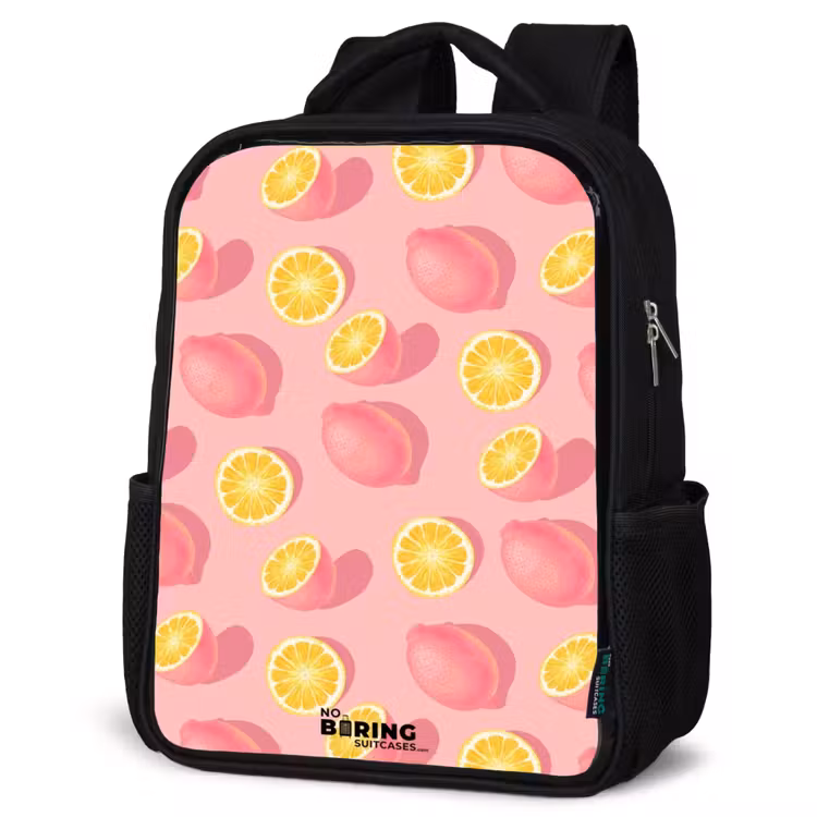 Kinderrucksack - Schwarz - Rosa Limoncello — 4