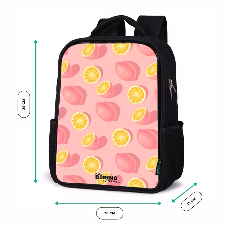 Kinderrucksack - Schwarz - Rosa Limoncello — 6
