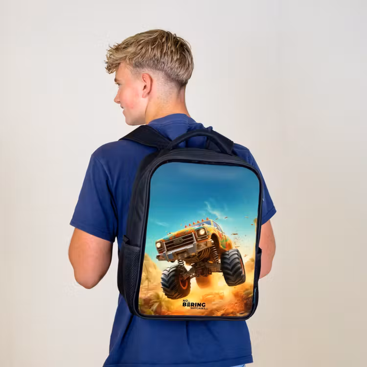 Kinderrucksack - Schwarz - Sand Läufer — 3