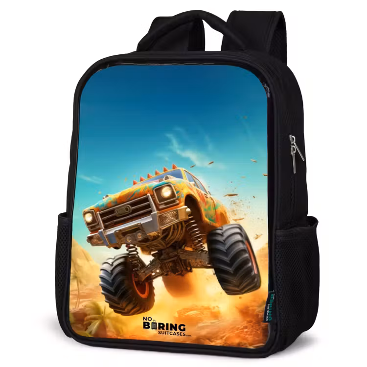 Kinderrucksack - Schwarz - Sand Läufer — 4