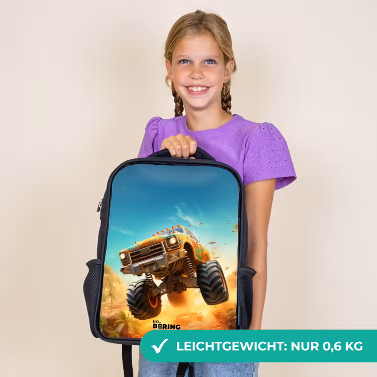 Kinderrucksack - Schwarz - Sand Läufer — 7