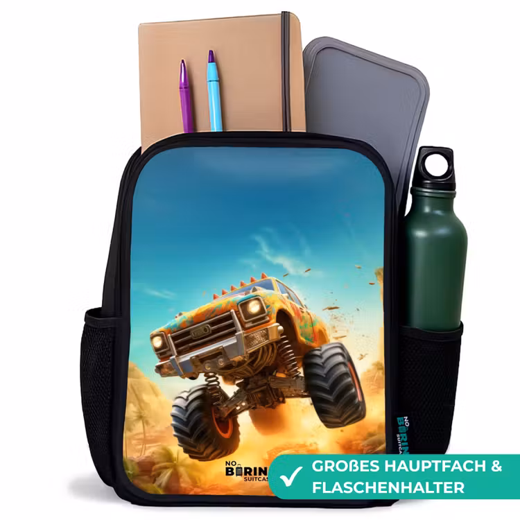 Kinderrucksack - Schwarz - Sand Läufer — 8
