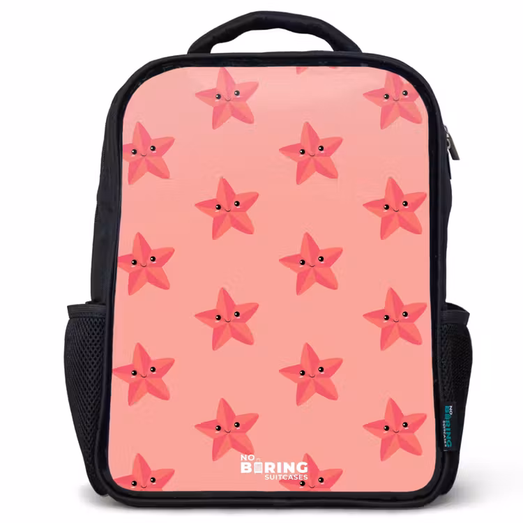 Kinderrucksack - Schwarz - Seestern-Sandsturm — 1
