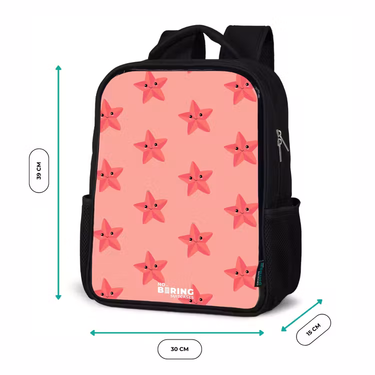 Kinderrucksack - Schwarz - Seestern-Sandsturm — 6