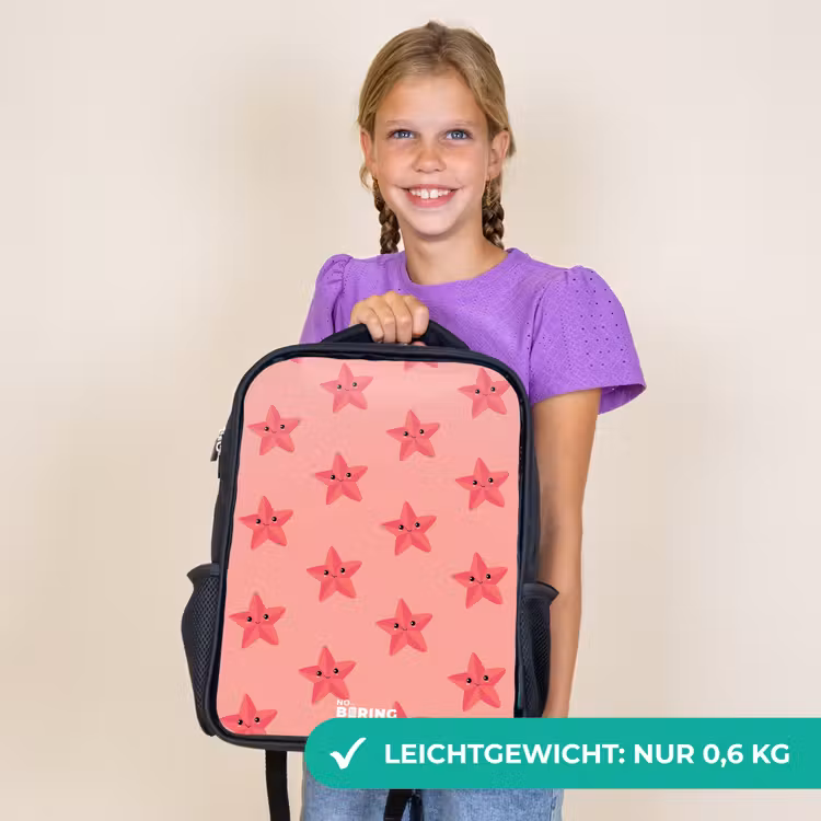 Kinderrucksack - Schwarz - Seestern-Sandsturm — 7