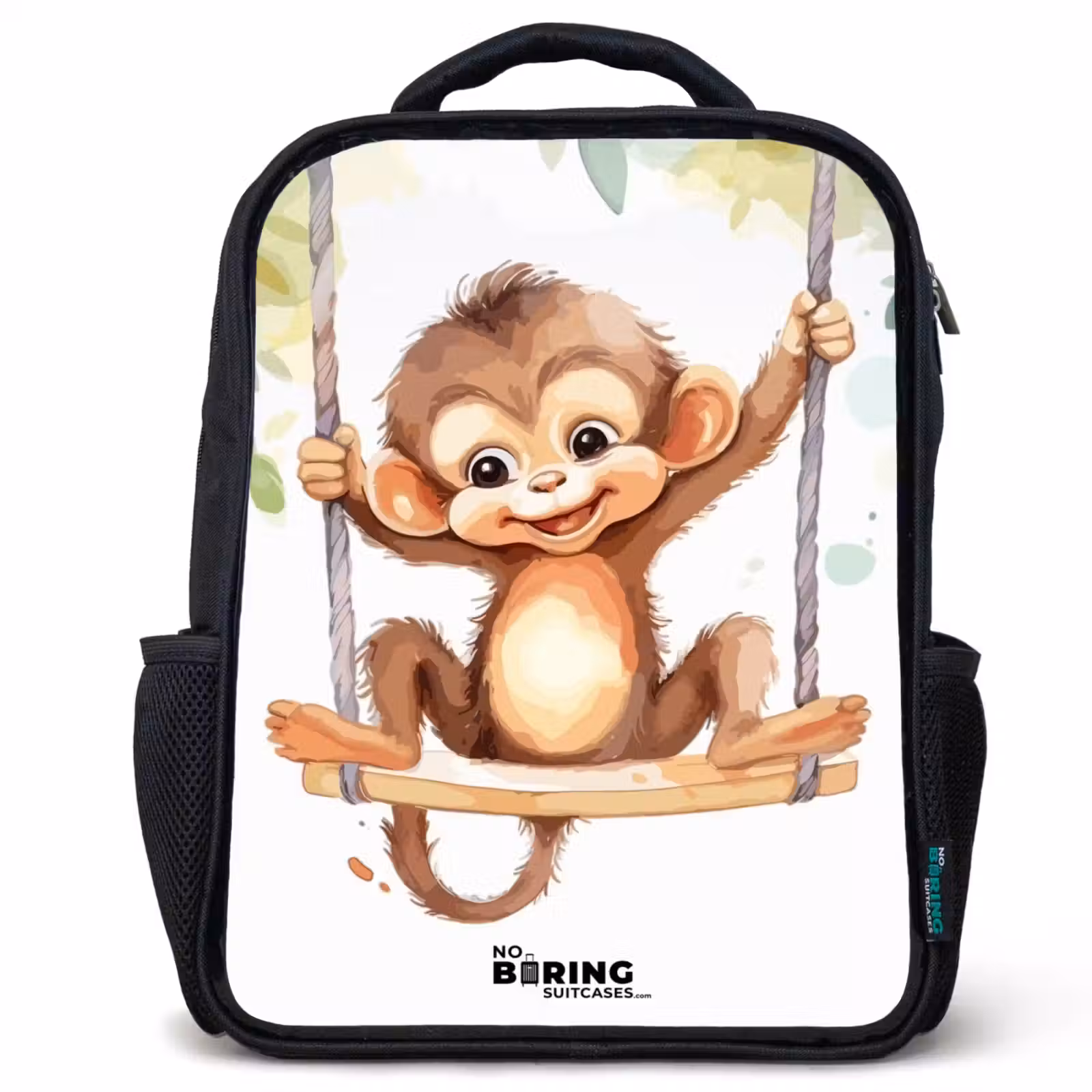 Kinderrucksack - Schwarz - Schaukelnder Großer Affe — 1