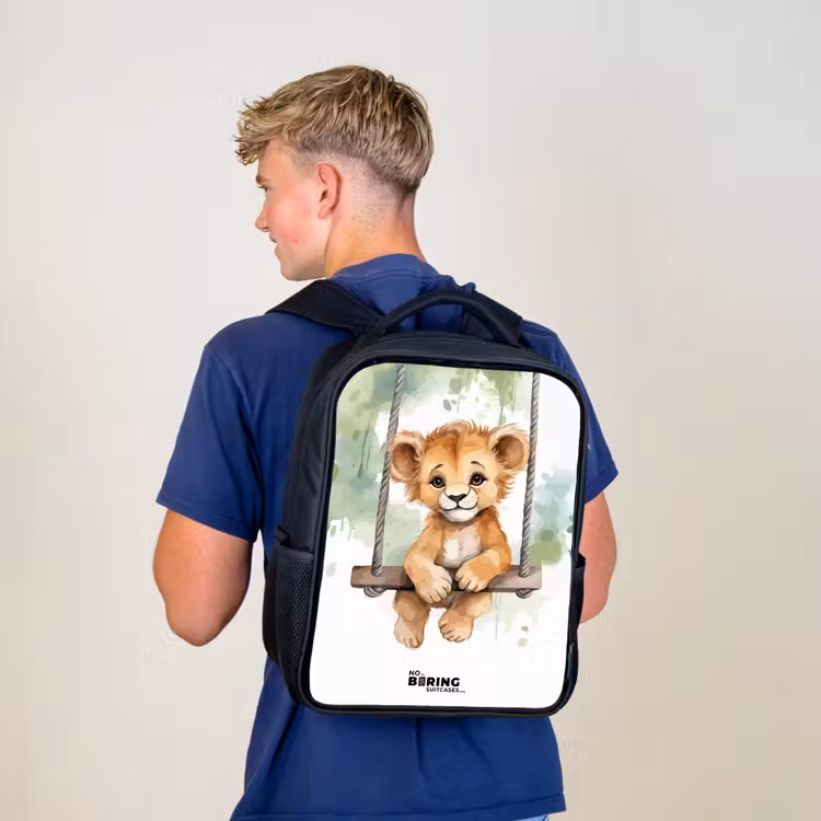 Kinderrucksack - Schwarz - Lukas Löwe — 3