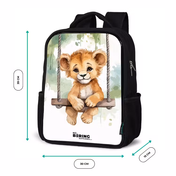 Kinderrucksack - Schwarz - Lukas Löwe — 6