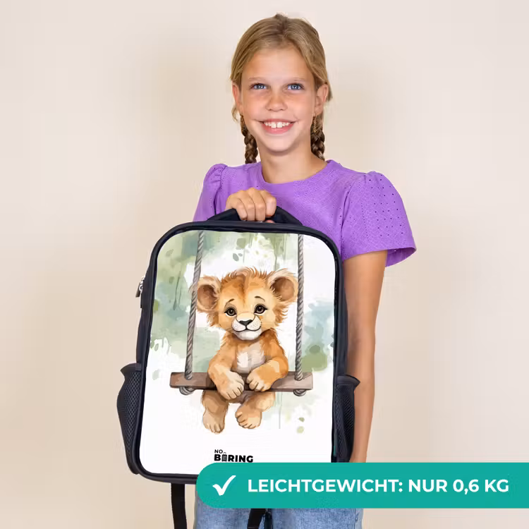 Kinderrucksack - Schwarz - Lukas Löwe — 7