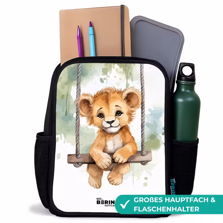 Kinderrucksack - Schwarz - Lukas Löwe — 8