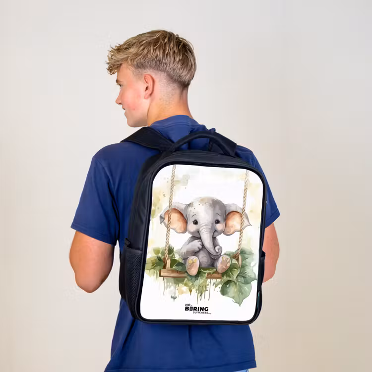 Kinderrucksack - Schwarz - Onno-Elefant — 3