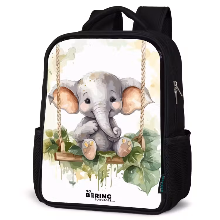 Kinderrucksack - Schwarz - Onno-Elefant — 4