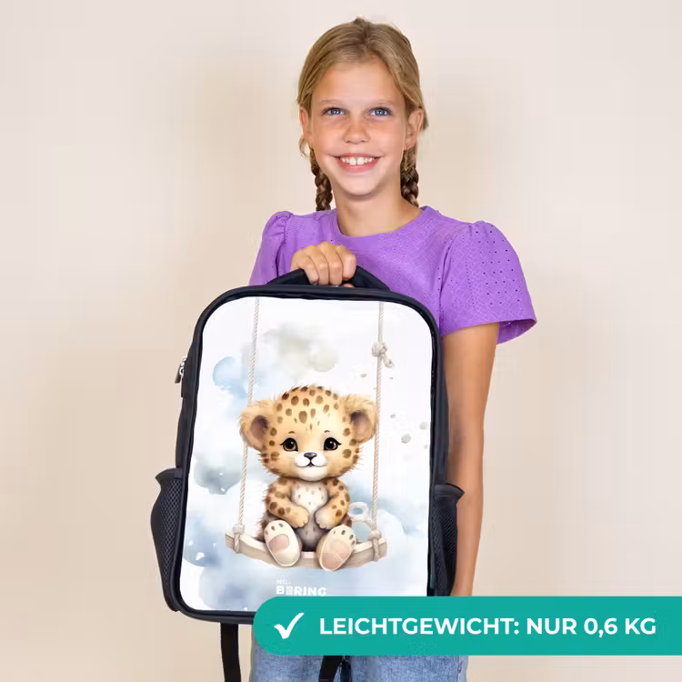 Kinderrucksack - Schwarz - Perry Panther — 7