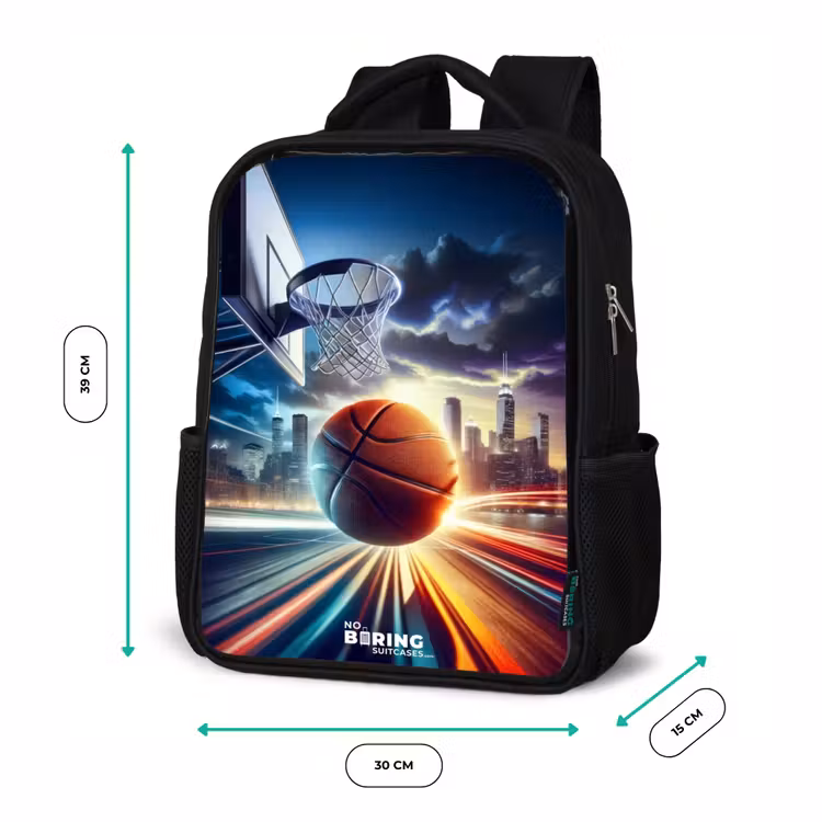 Kinderrucksack - Schwarz - Slam Dunk — 6