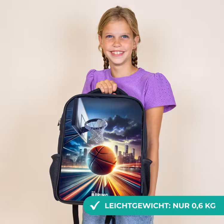 Kinderrucksack - Schwarz - Slam Dunk — 7