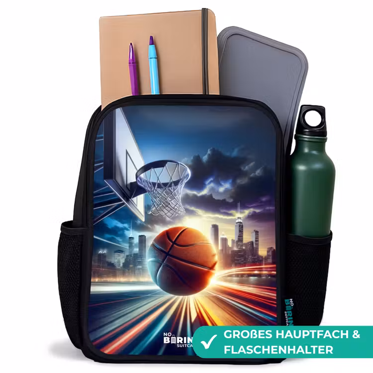 Kinderrucksack - Schwarz - Slam Dunk — 8