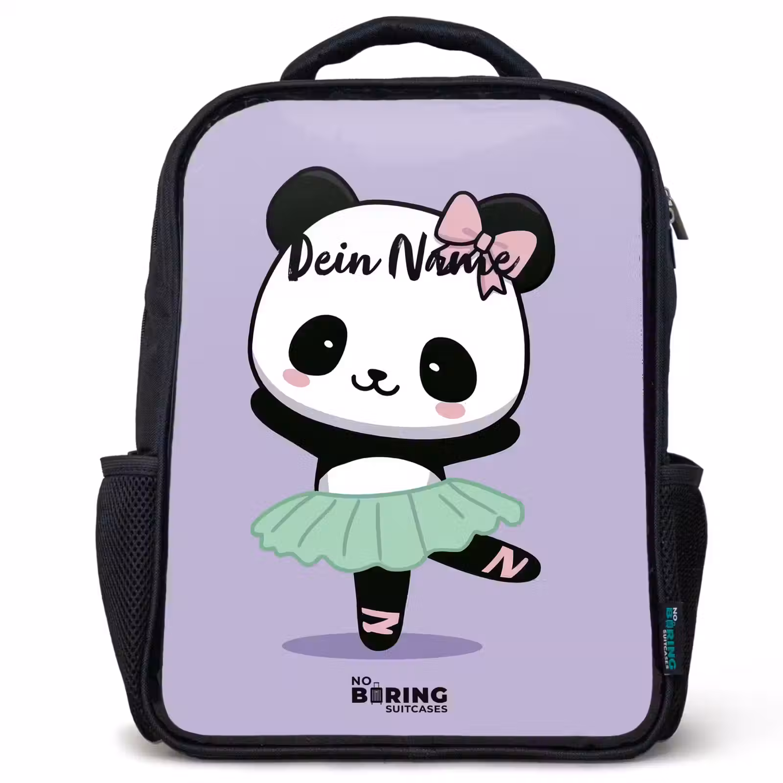 Kinderrucksack - Schwarz - Kawai - Ballett - Panda — 1