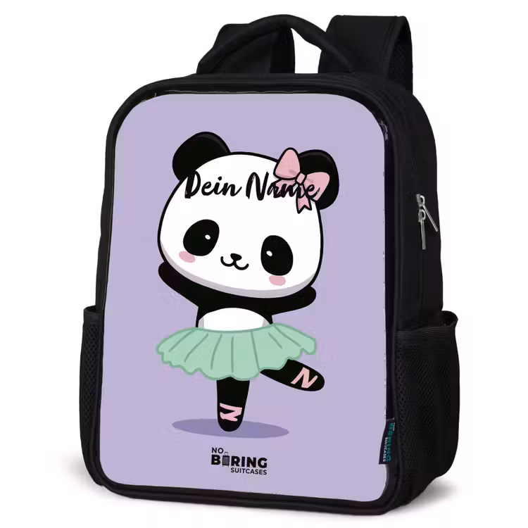 Kinderrucksack - Schwarz - Kawai - Ballett - Panda — 4