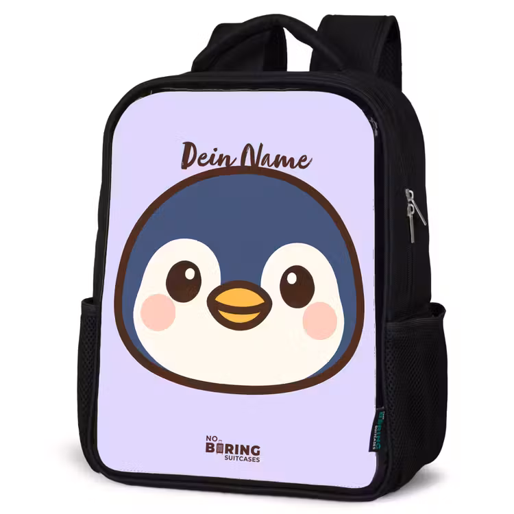 Kinderrucksack - Schwarz - Pinguin — 4