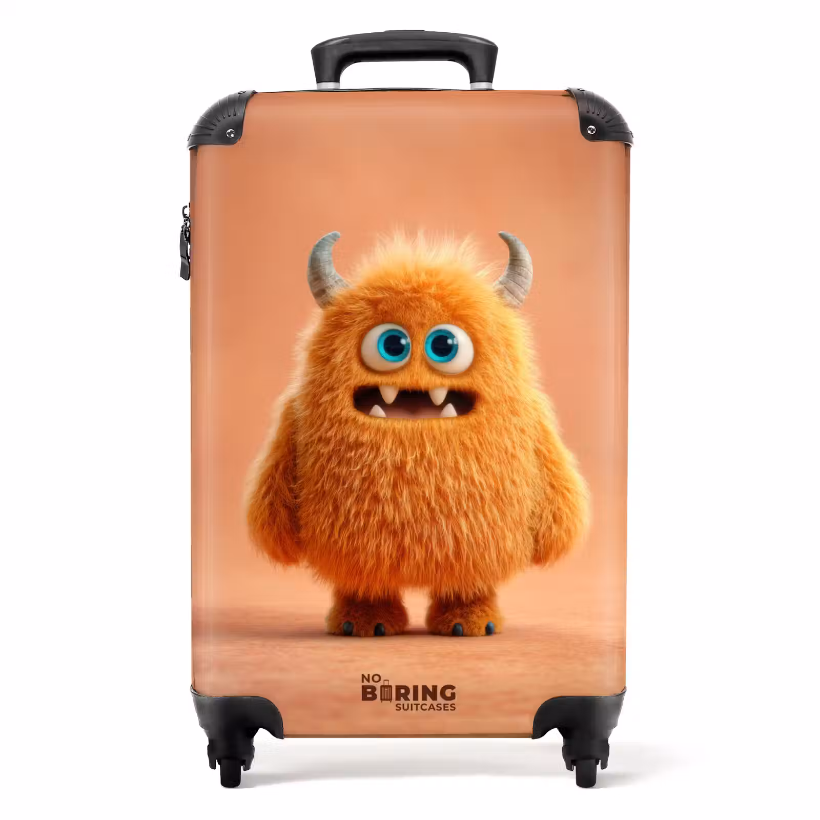 Koffer - Orangefarbenes Monster auf orangefarbenem Hintergrund — 1