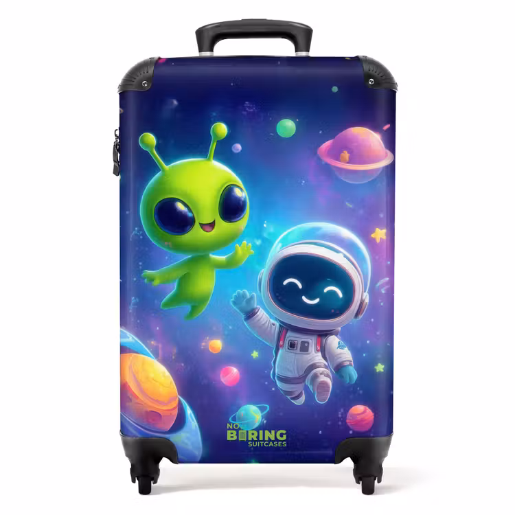 Koffer - Alien und Astronaut im Weltraum — 1
