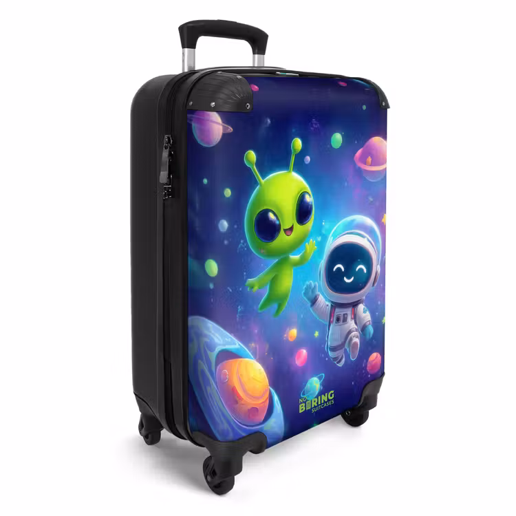 Koffer - Alien und Astronaut im Weltraum — 2