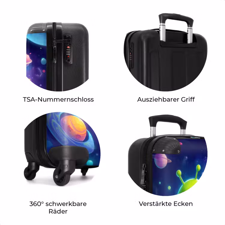 Koffer - Alien und Astronaut im Weltraum — 8