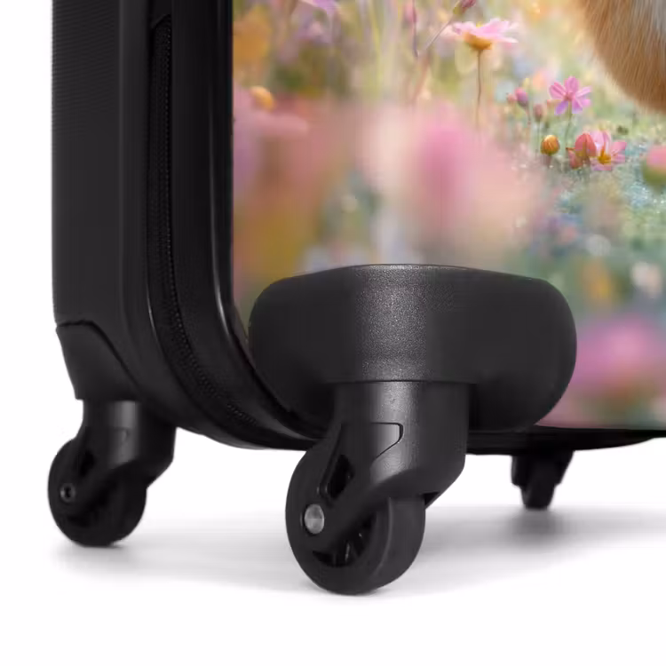 Koffer - Hamster umgeben von Blumen — 7