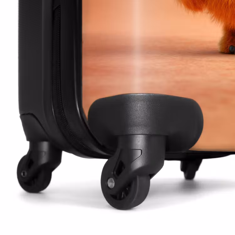 Koffer - Orangefarbenes Monster auf orangefarbenem Hintergrund — 7