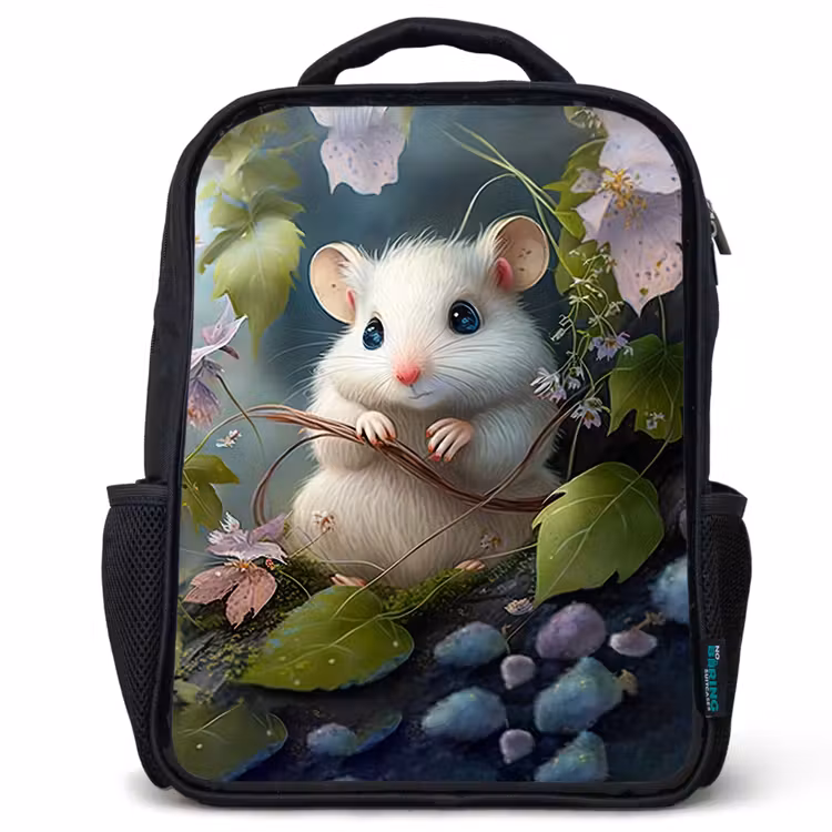 Kinderrucksack - Schwarz - Muffin-Maus — 1