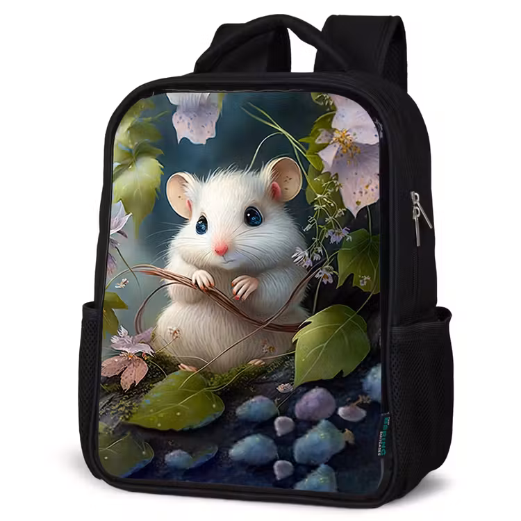 Kinderrucksack - Schwarz - Muffin-Maus — 4