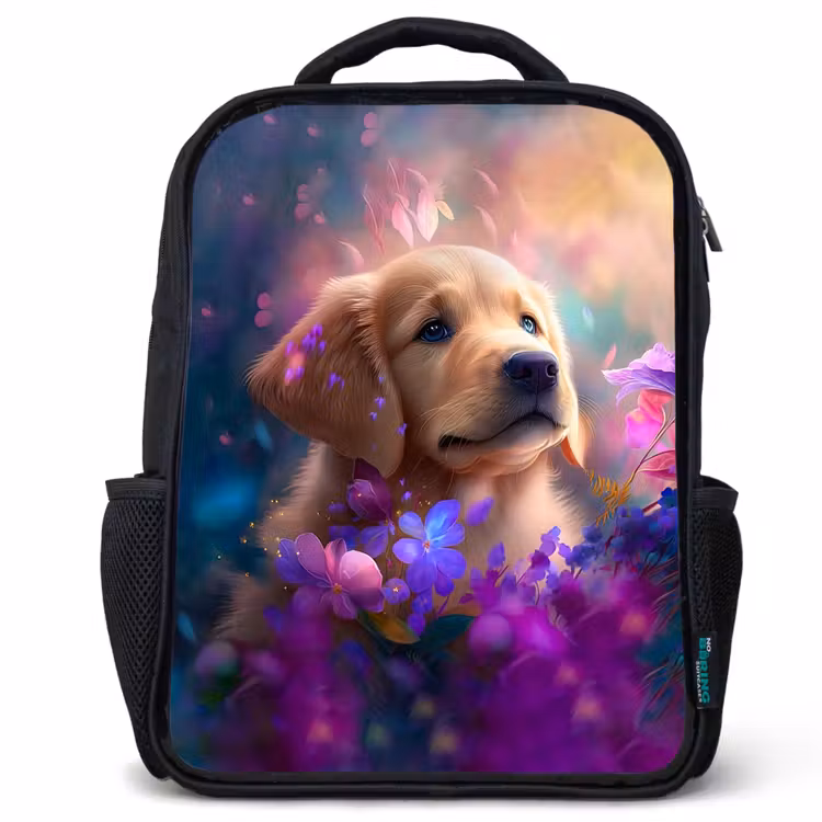 Kinderrucksack - Schwarz - Rudy Retriever — 1