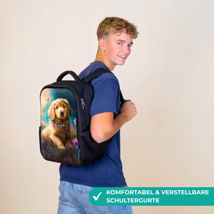 Kinderrucksack - Schwarz - Sammy Schnauze — 9