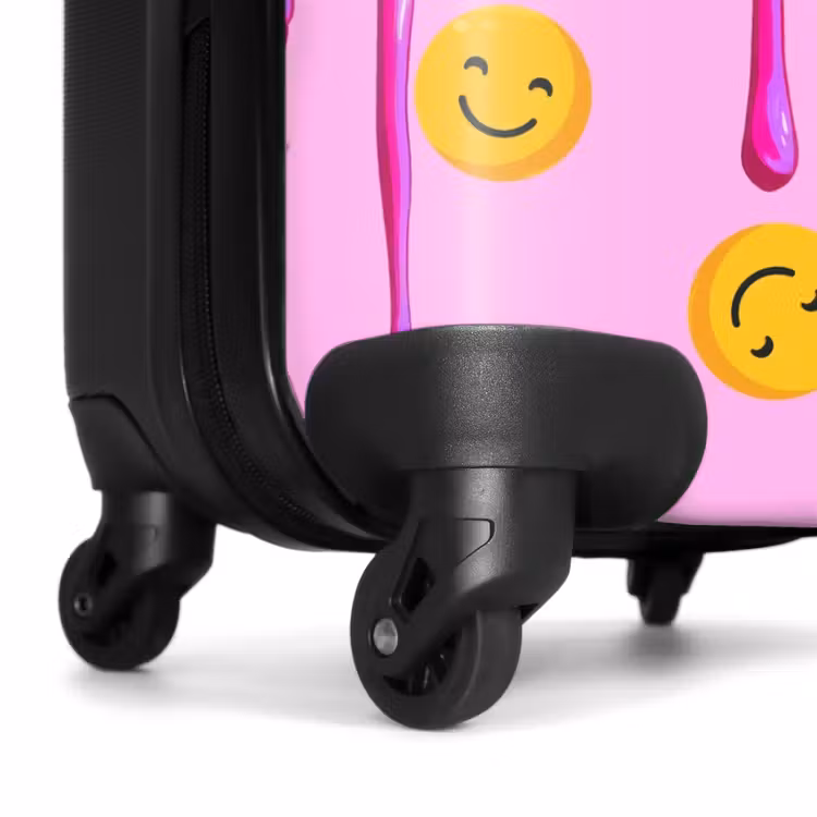 Koffer - Rosa Farbe über Smileys tropfen — 7