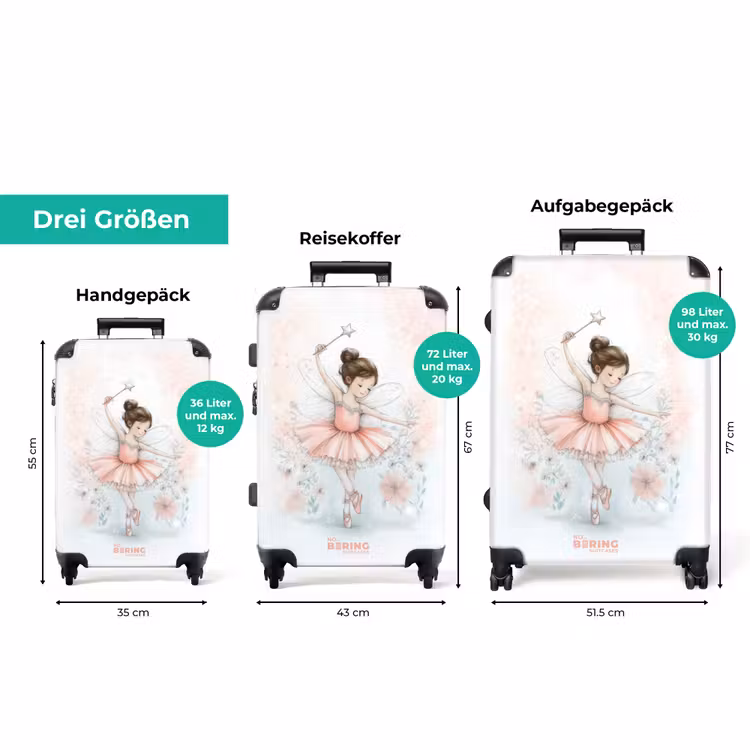 Koffer - Ballerina Fee auf Spitzen — 3
