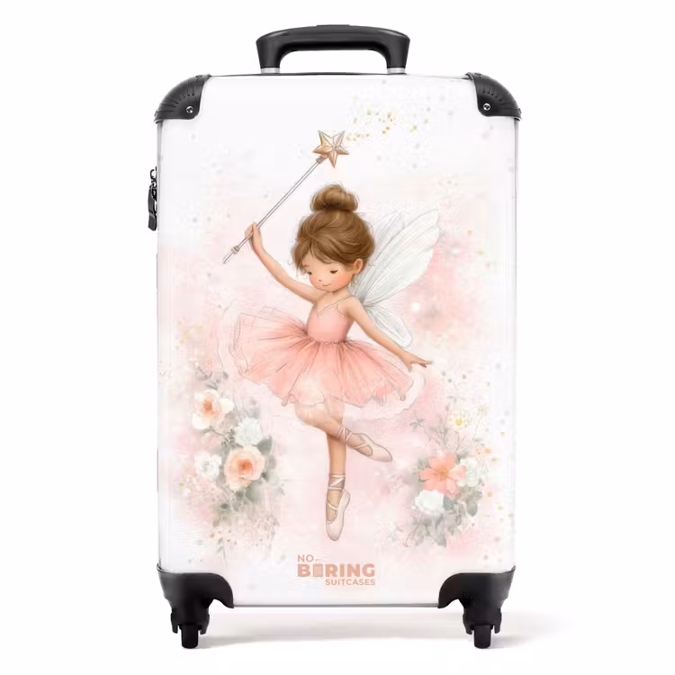 Koffer - Fee im Ballettkleid auf Spitzen — 1