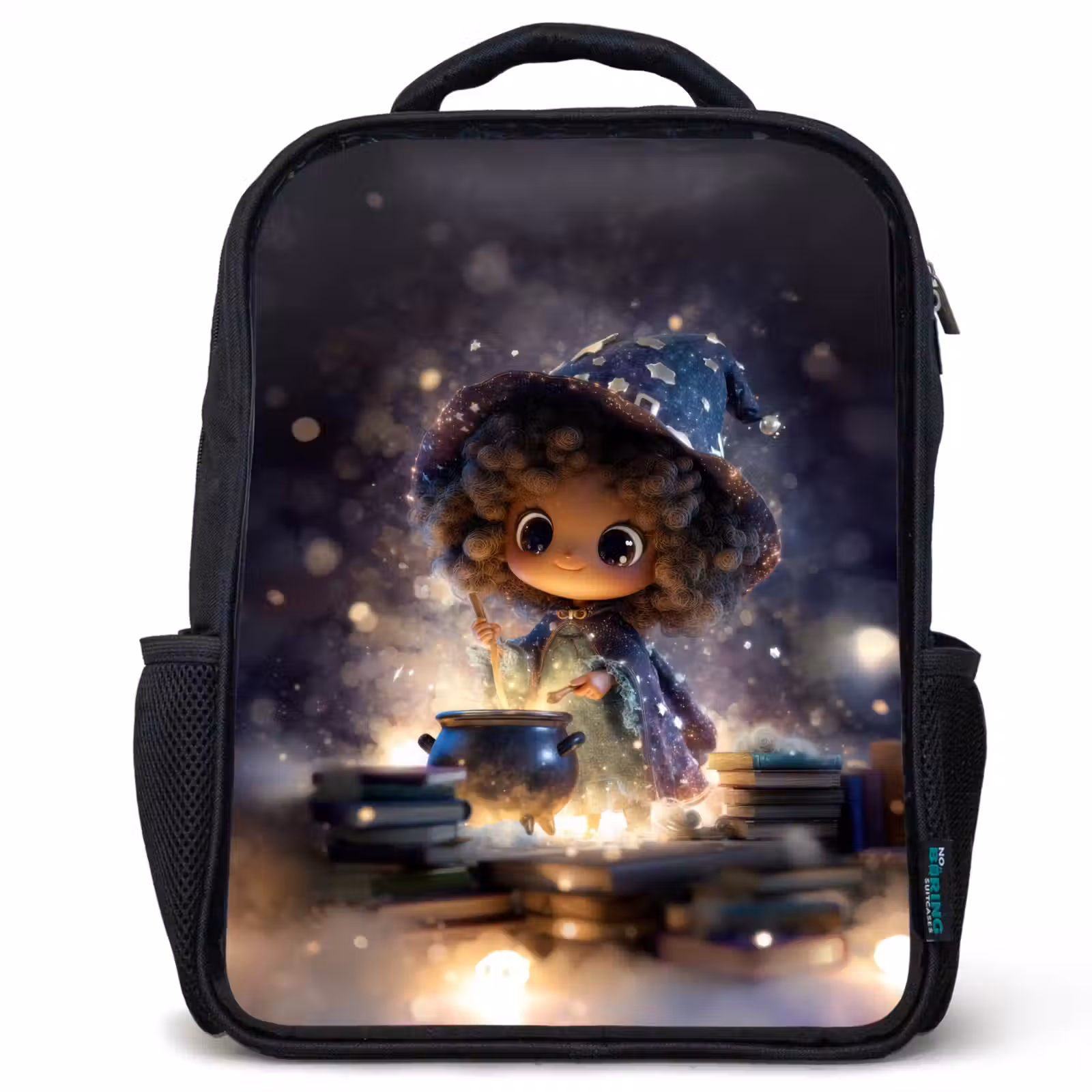 Kinderrucksack - Schwarz - Nachtzauber im Dunstlicht — 1