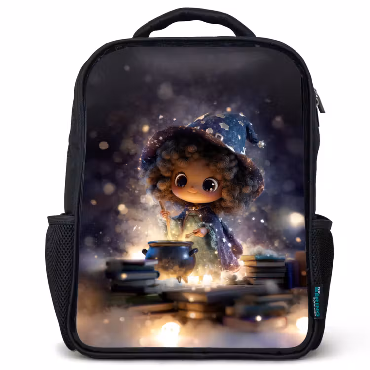 Kinderrucksack - Schwarz - Nachtzauber im Dunstlicht — 1