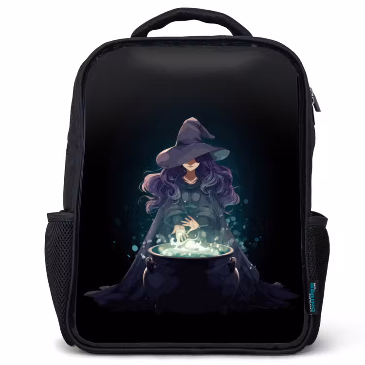 Kinderrucksack - Schwarz - Schattenmagie im Kessel — 1