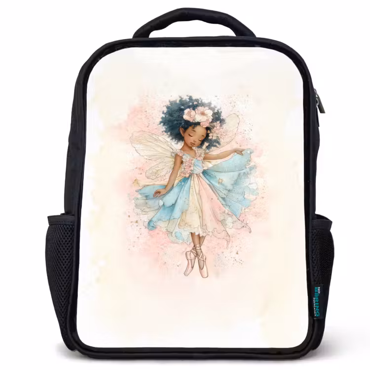 Kinderrucksack - Schwarz - Tanz des Blumenlichts — 1