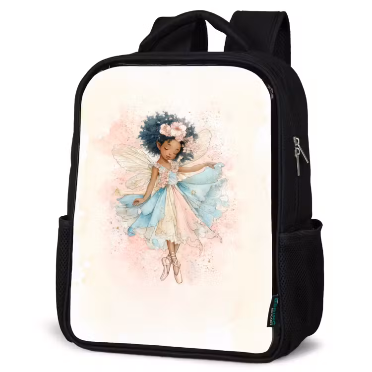 Kinderrucksack - Schwarz - Tanz des Blumenlichts — 4