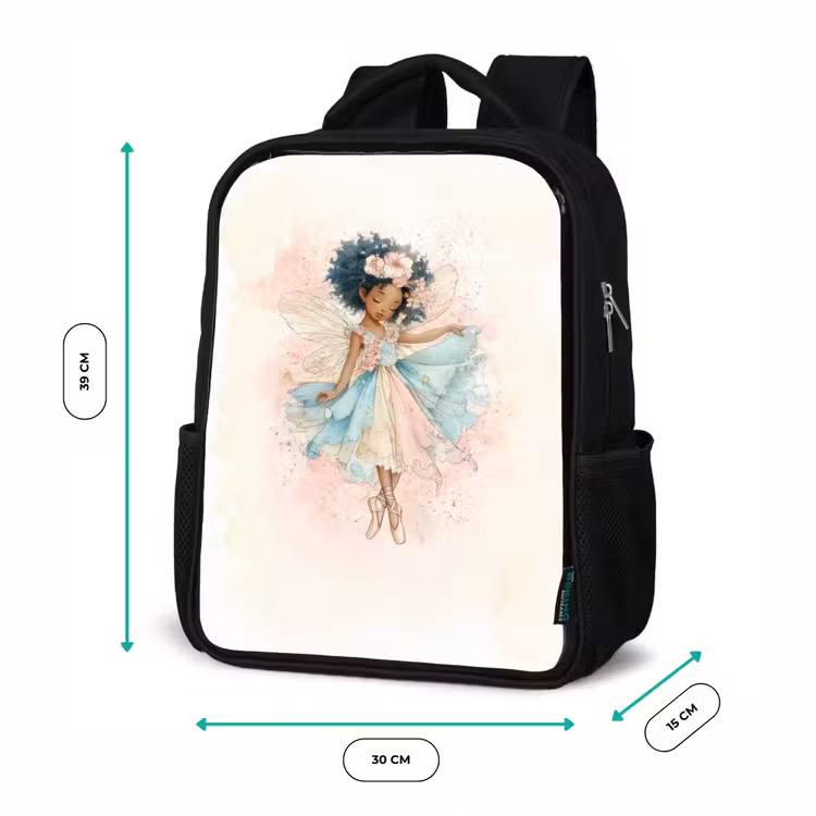 Kinderrucksack - Schwarz - Tanz des Blumenlichts — 6
