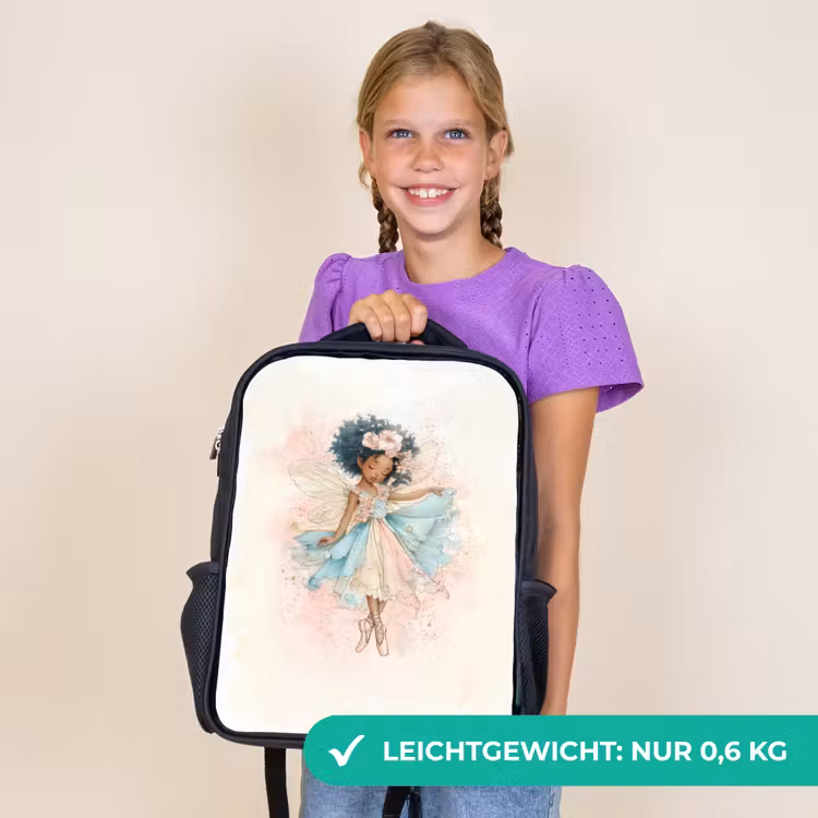 Kinderrucksack - Schwarz - Tanz des Blumenlichts — 7