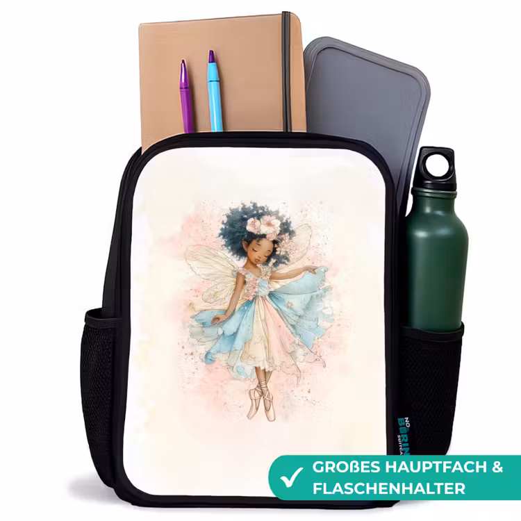 Kinderrucksack - Schwarz - Tanz des Blumenlichts — 8