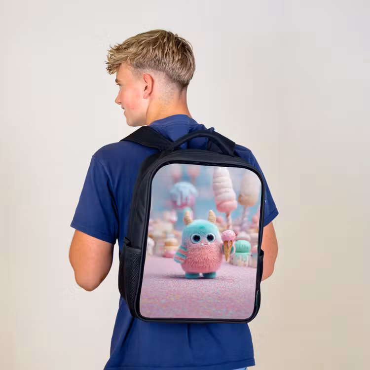 Kinderrucksack - Schwarz - Ungeheuerlich süßes Abenteuer — 3