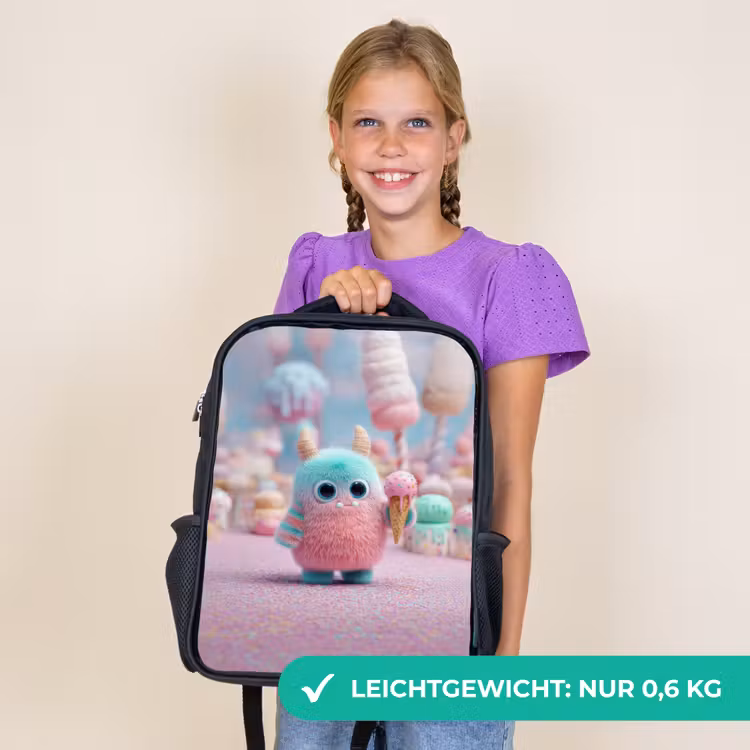 Kinderrucksack - Schwarz - Ungeheuerlich süßes Abenteuer — 7