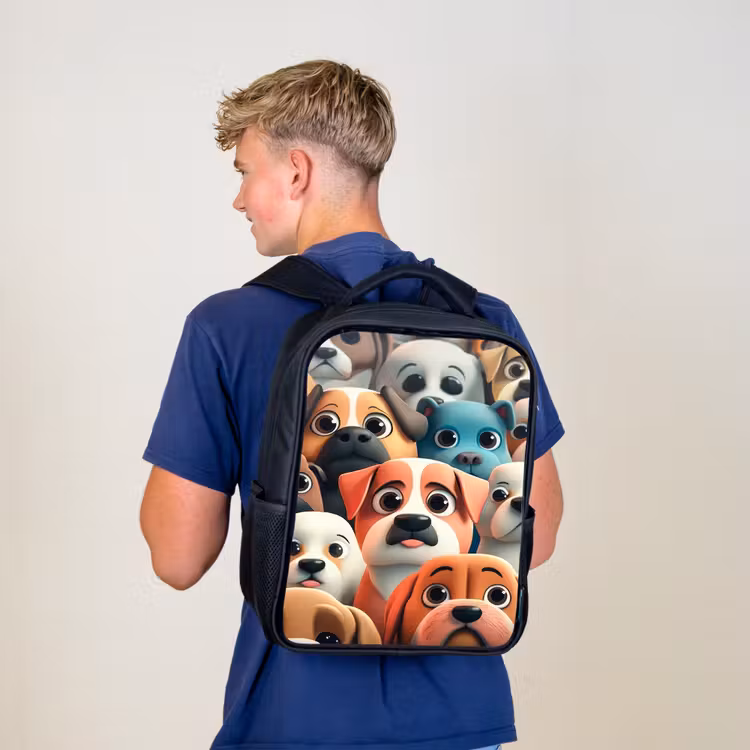 Kinderrucksack - Schwarz - Tollwut — 3