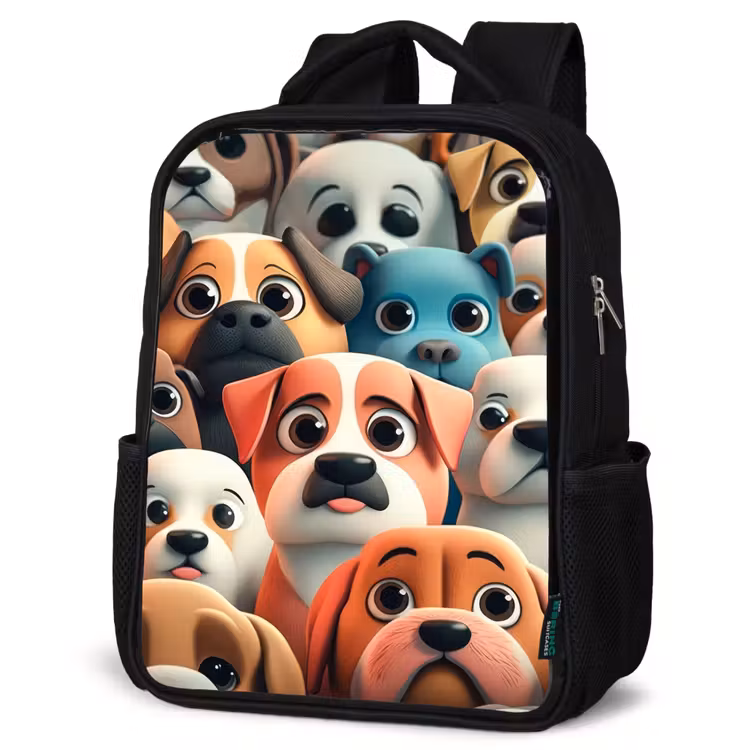 Kinderrucksack - Schwarz - Tollwut — 4